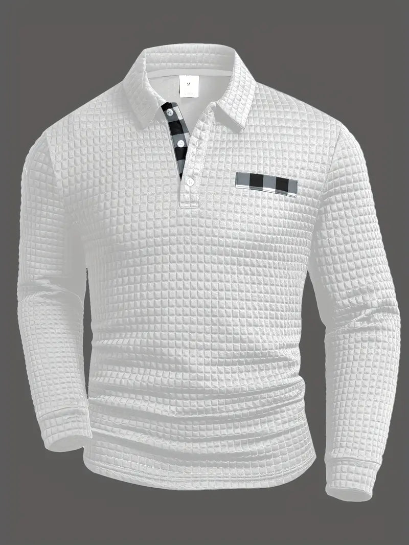 Olivia Sydney - Textured Polo Sweater