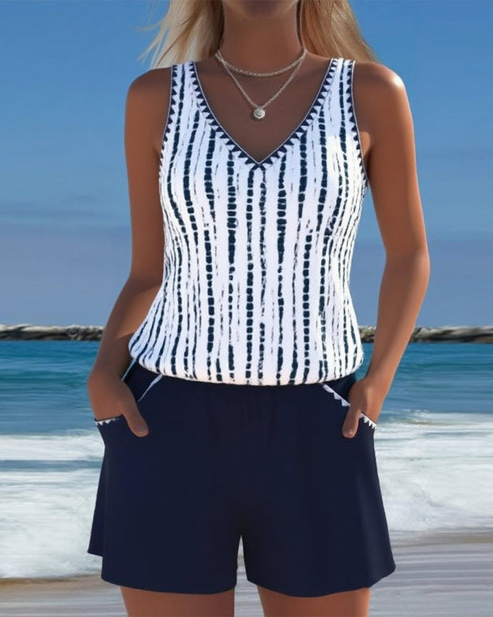 Olivia Sydney - Casual Style Tankini Set