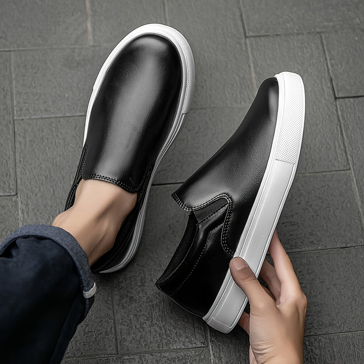 Olivia Sydney - Casual Leather Slip-Ons
