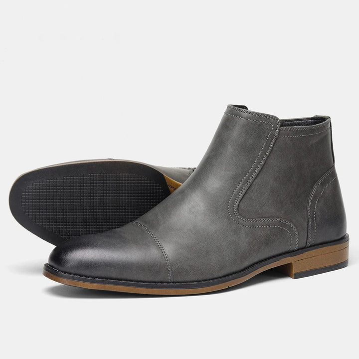 Olivia Sydney - Leather Chelsea Boots