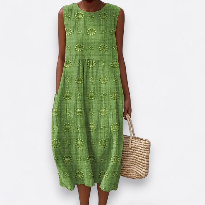 Olivia Sydney - Sleeveless Cotton Dress