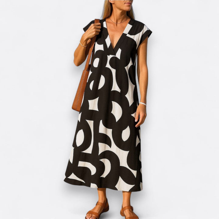 Olivia Sydney - Fluid V-neck Dress