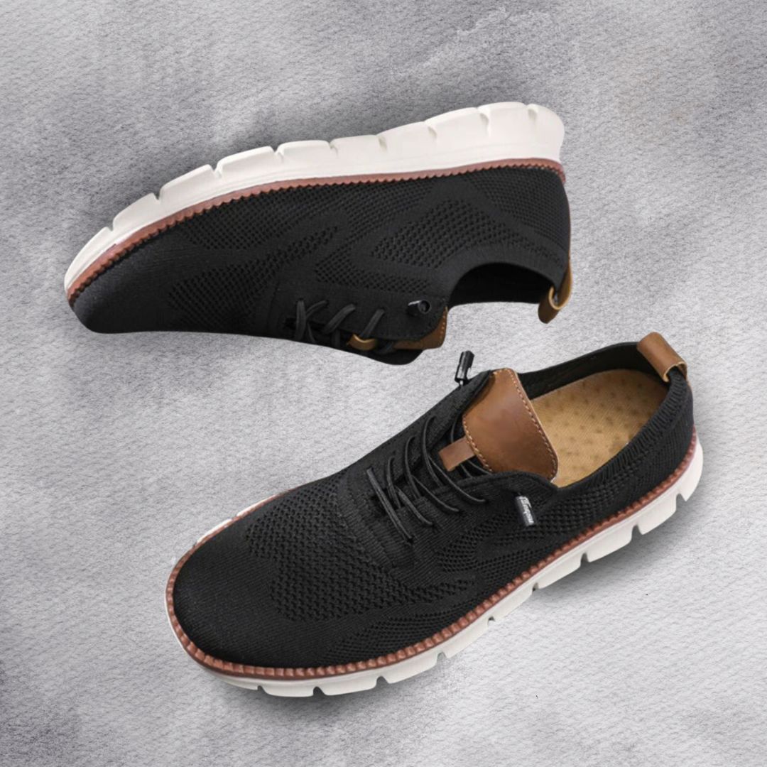 Olivia Sydney - Ultra-Comfortable Breathable Shoes: Black-White