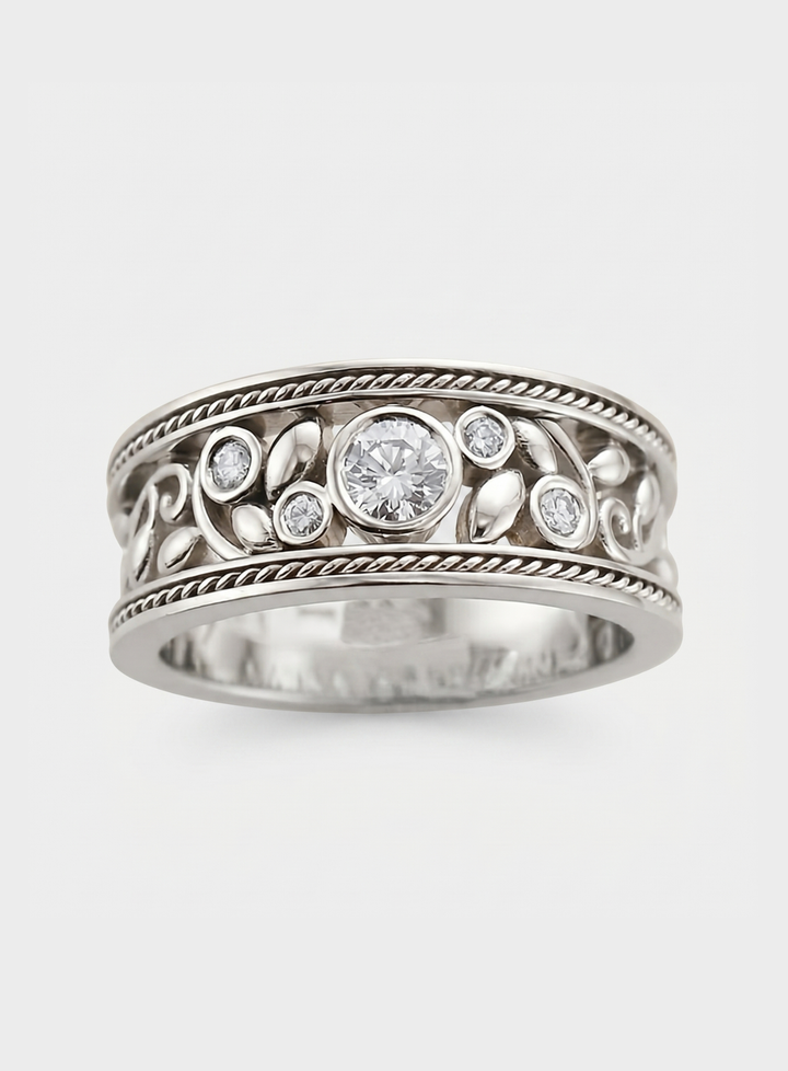 Olivia Sydney - Silver Ornament Ring