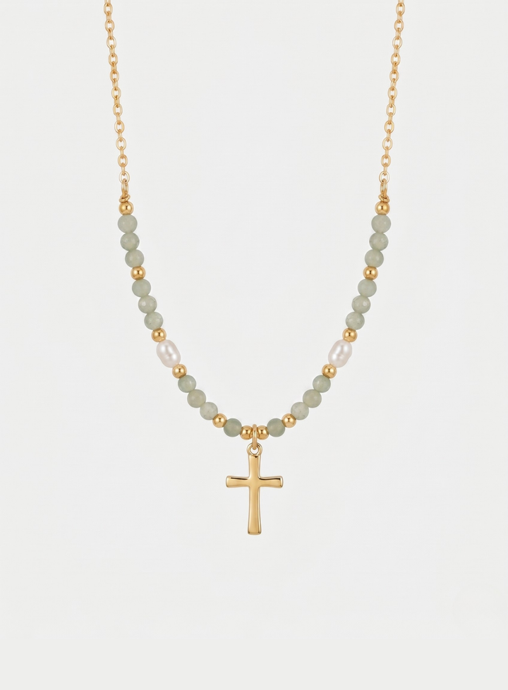 Olivia Sydney - Colorful Cross Necklace