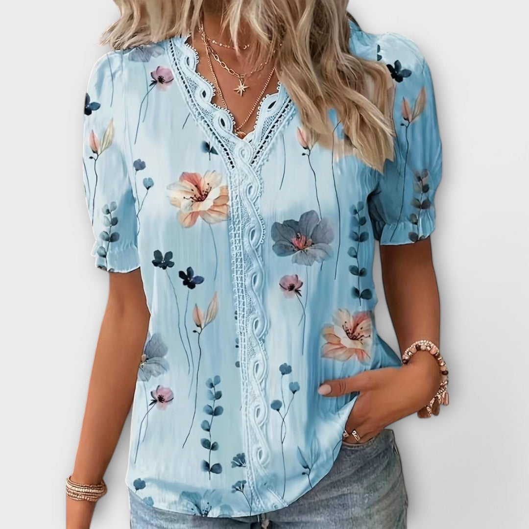 Olivia Sydney - V-Neck Blouse