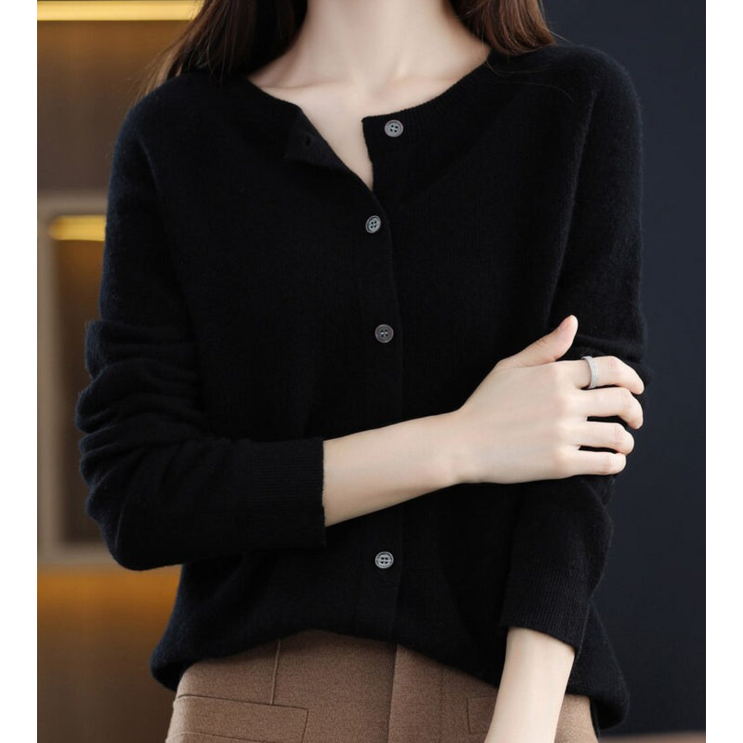 Olivia Sydney - Women's Merino Wool Round Neck Sweater