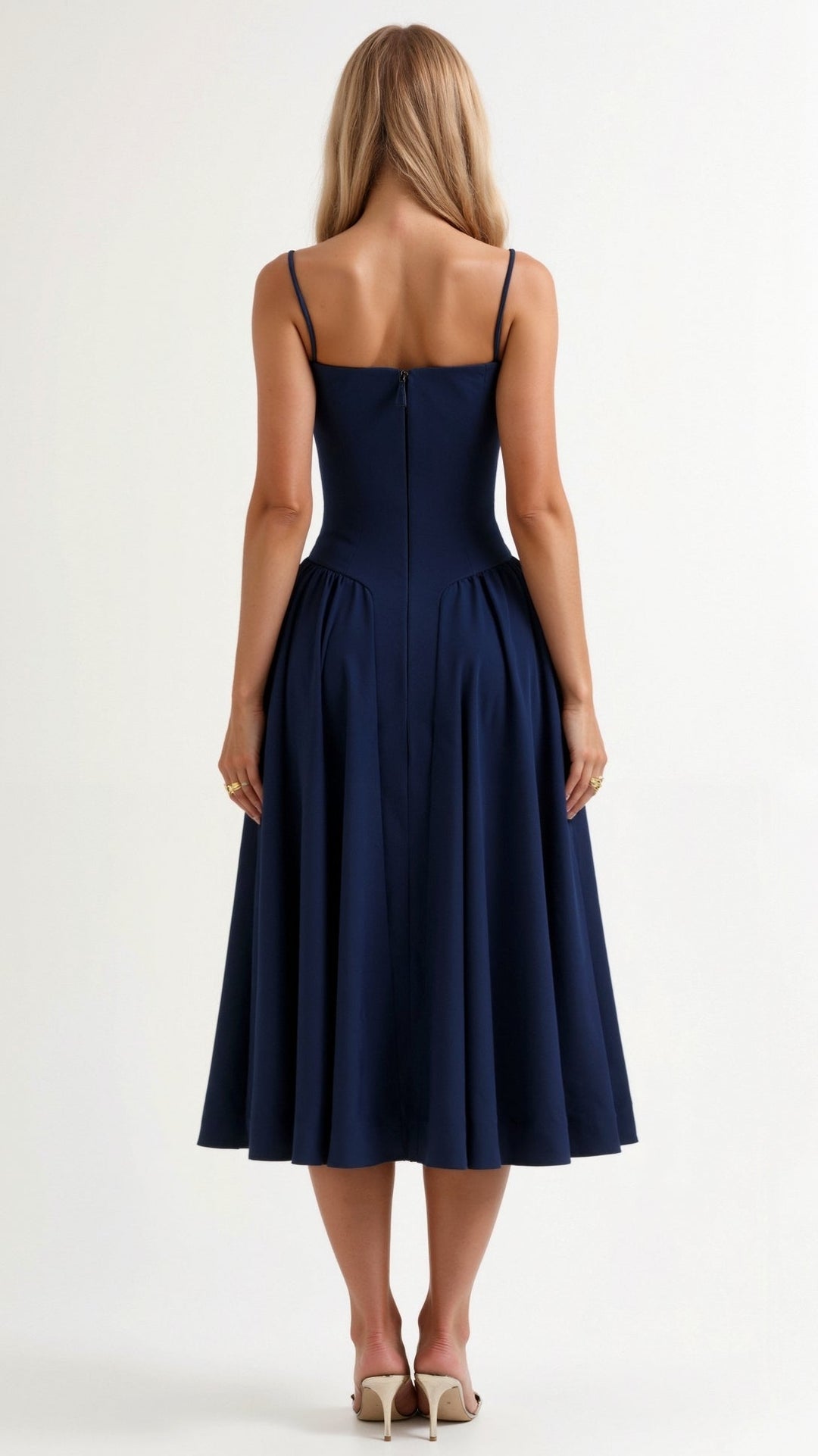 Olivia Sydney - Structured Bodice Midi Dress