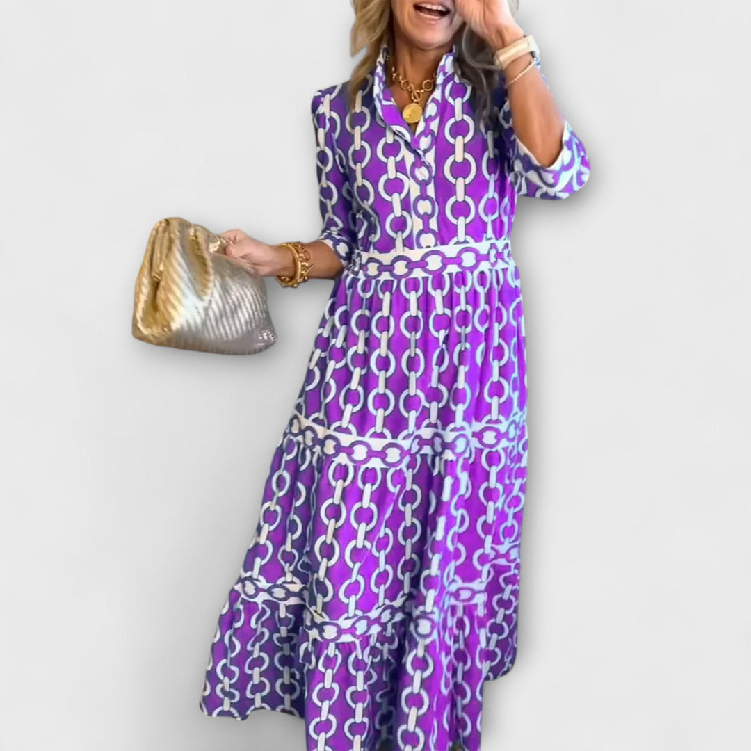 Olivia Sydney - Chain Detail Midi Dress
