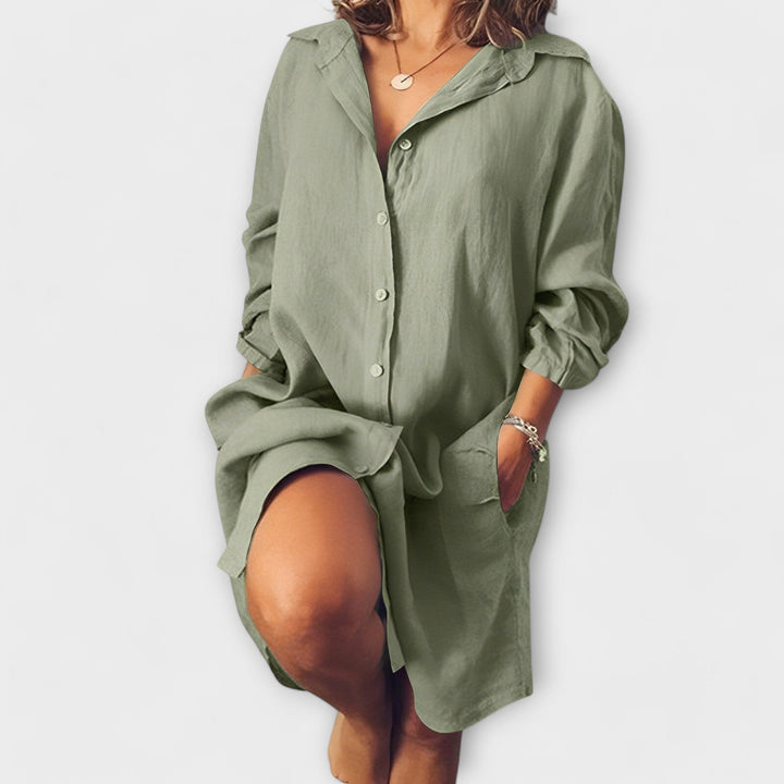 Olivia Sydney - Casual Linen Blouse