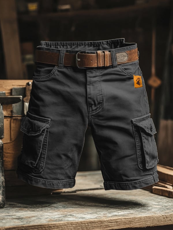 Olivia Sydney - Retro Cargo Shorts with Multiple Pockets