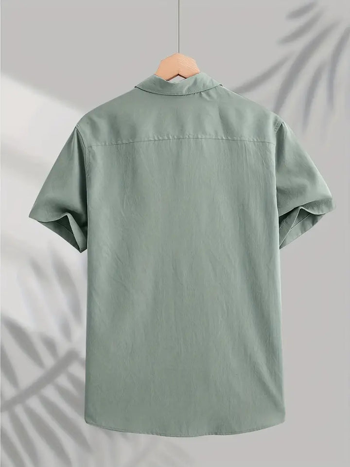 Olivia Sydney - Casual Short Sleeve Cotton Shirt