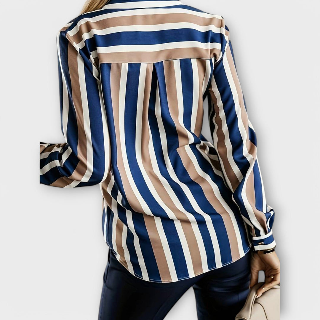 Olivia Sydney - Casual Striped Blouse