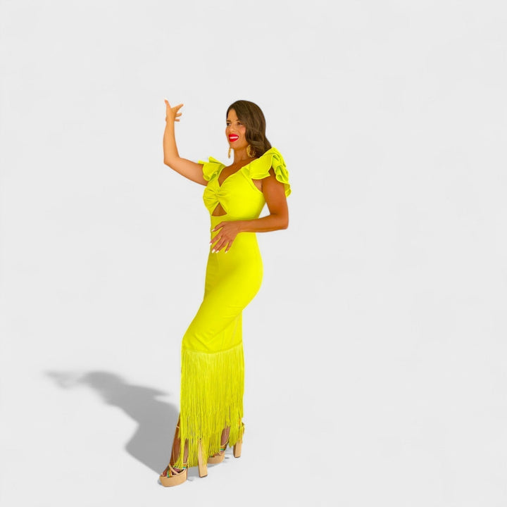 Olivia Sydney - Neon Flamenco Dress