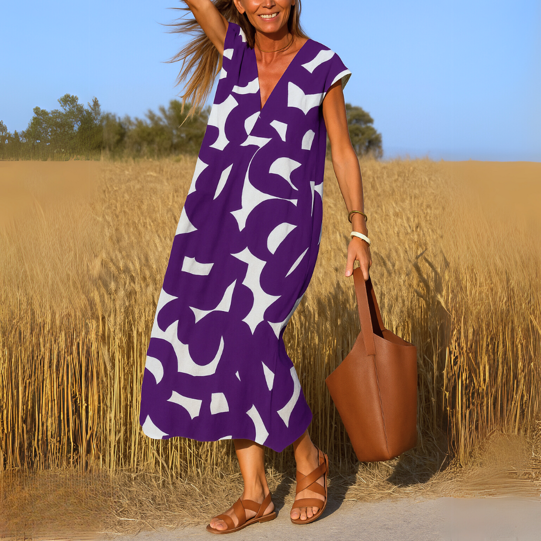 Olivia Sydney - Fluid V-neck Dress