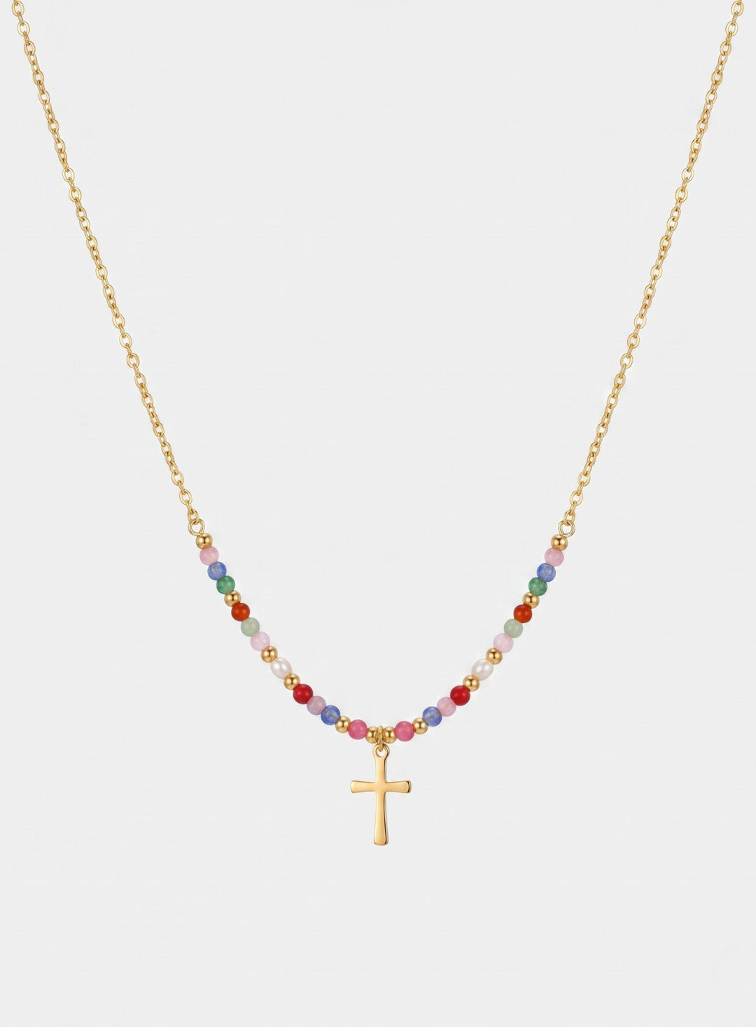 Olivia Sydney - Colorful Cross Necklace