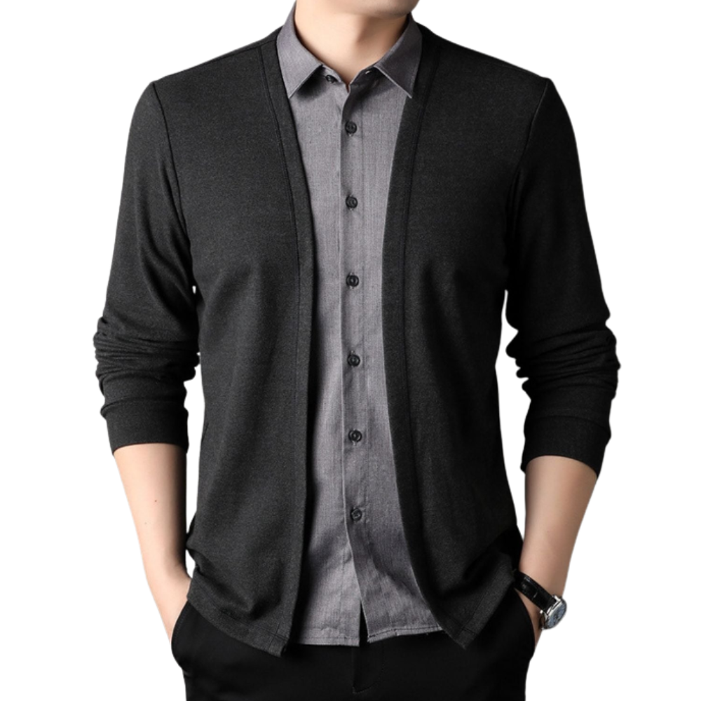 Olivia Sydney - 2-in-1 Shirt and Knit Jacket