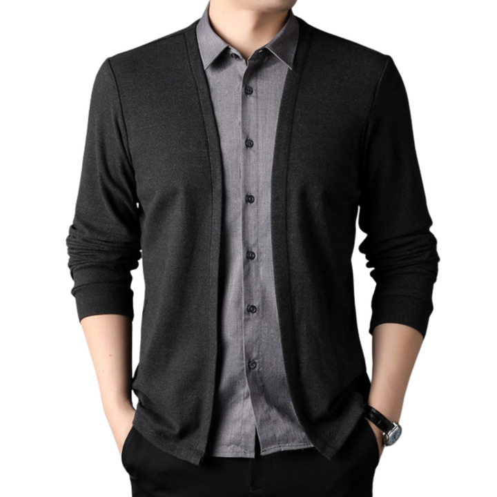 Olivia Sydney - 2-in-1 Shirt and Knit Jacket