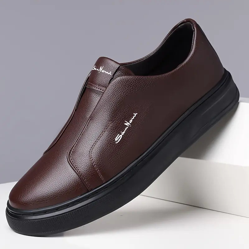 Olivia Sydney - Leather Slip-On Shoes