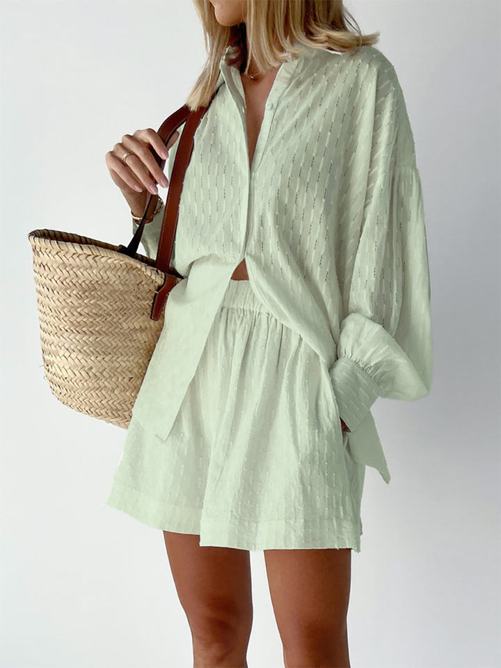 Olivia Sydney - Chic Shirt and Shorts Set