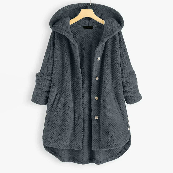 Olivia Sydney - Ribbed Hooded Coat
