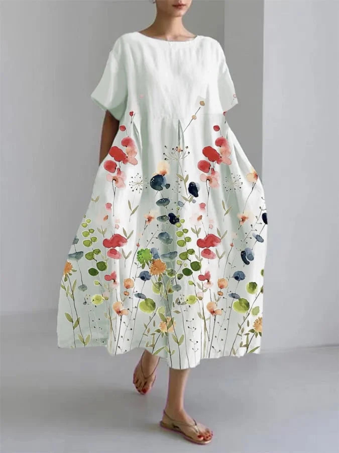 Olivia Sydney - Casual Long Floral Dress