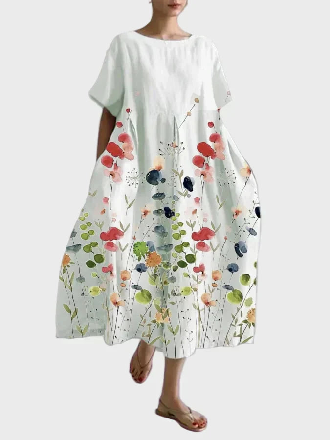 Olivia Sydney - Watercolor Prairie Dress