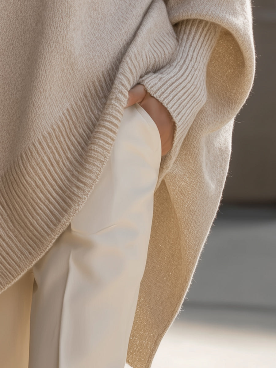 Olivia Sydney - Oversized Poncho Sweater