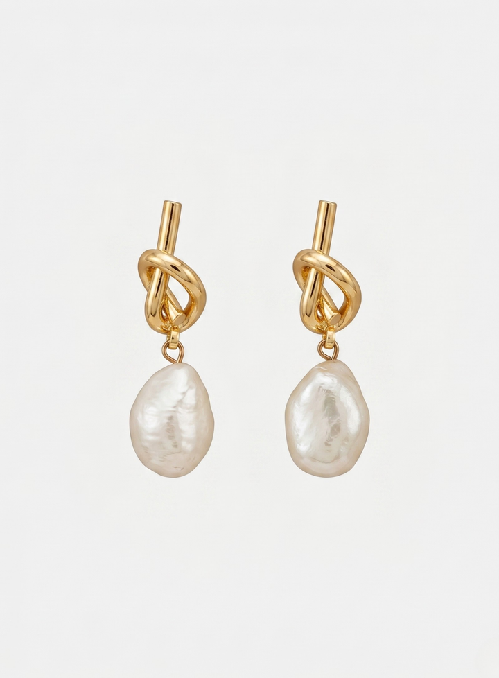 Olivia Sydney - Subtle Knot Earrings