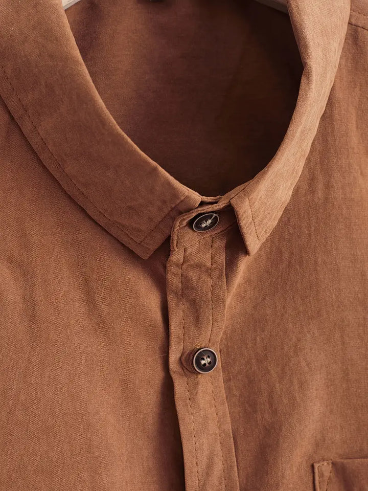 Olivia Sydney - Casual Short Sleeve Cotton Shirt