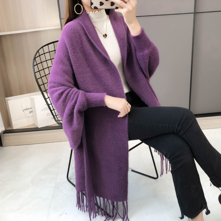 Olivia Sydney - Elegant Fringed Coat