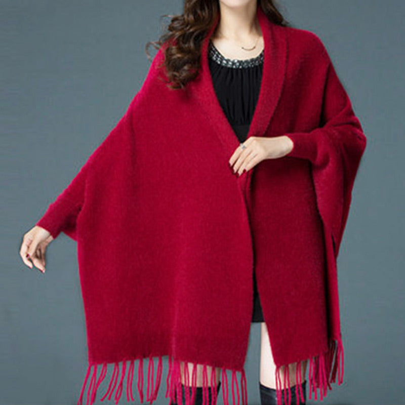 Olivia Sydney - Elegant Fringed Coat