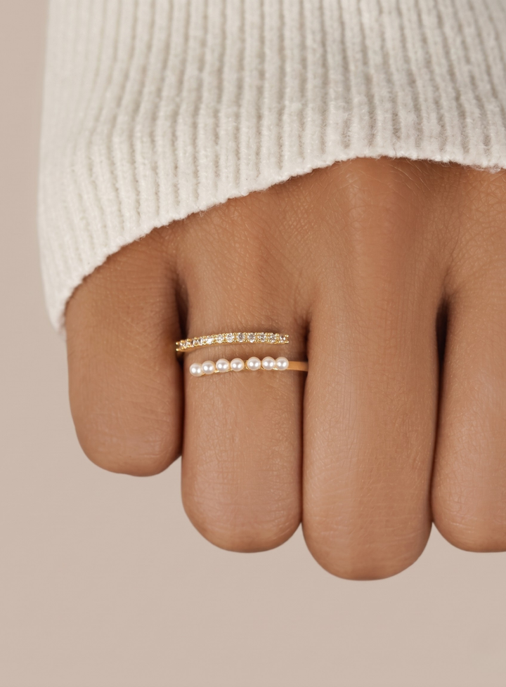 Olivia Sydney - Pearl and Shine Ring