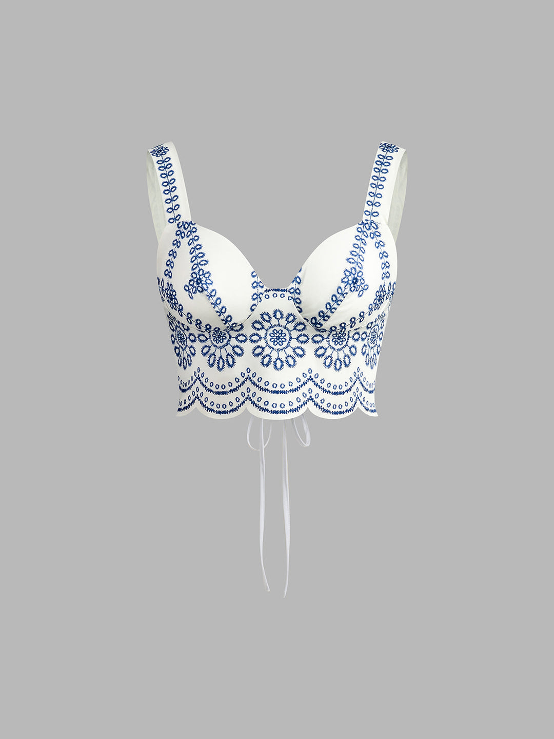 Olivia Sydney - Cropped Set with Embroidered Skirt