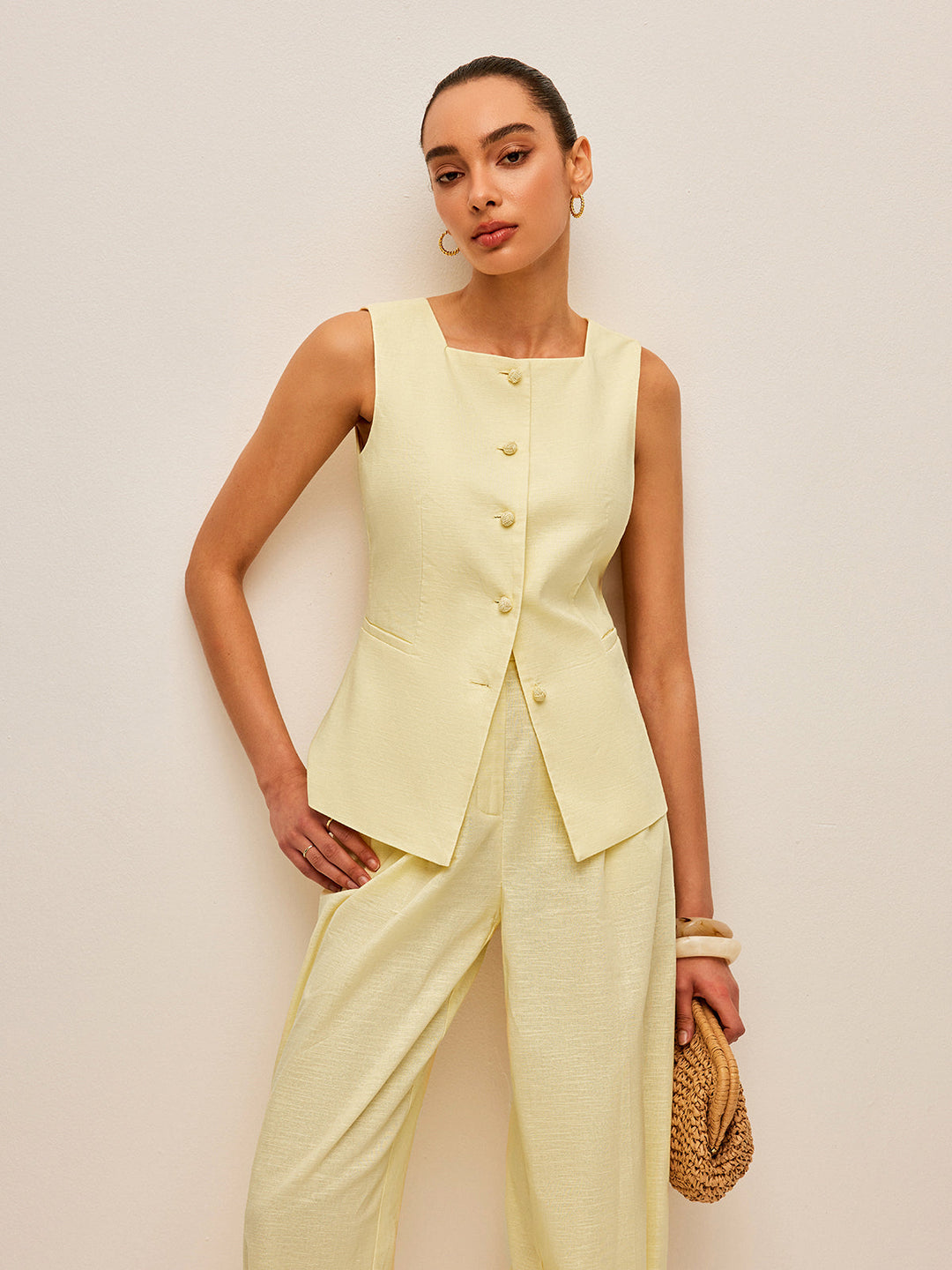 Olivia Sydney - Elegant Blouse and Pants Set