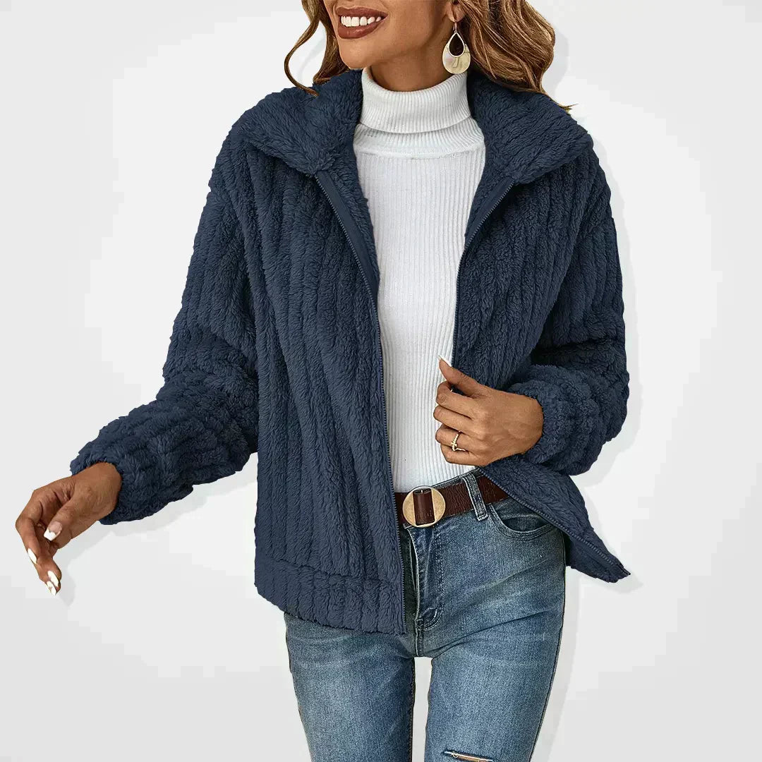 Olivia Sydney - Elegant Plush Cardigan