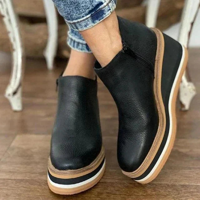 Olivia Sydney - Elegant Autumn Ankle Boots