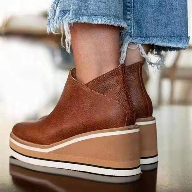 Olivia Sydney - Elegant Autumn Ankle Boots