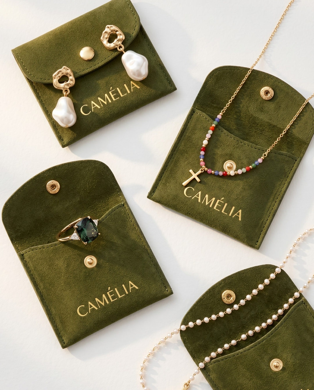 Olivia Sydney - Cross and Pearl Bracelet