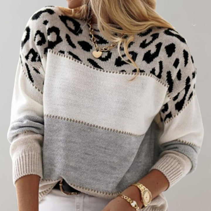 Olivia Sydney - Leopard Print Knit Sweater