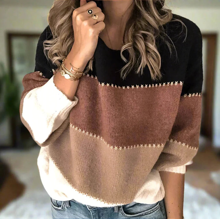 Olivia Sydney - Modern Color Block Sweater