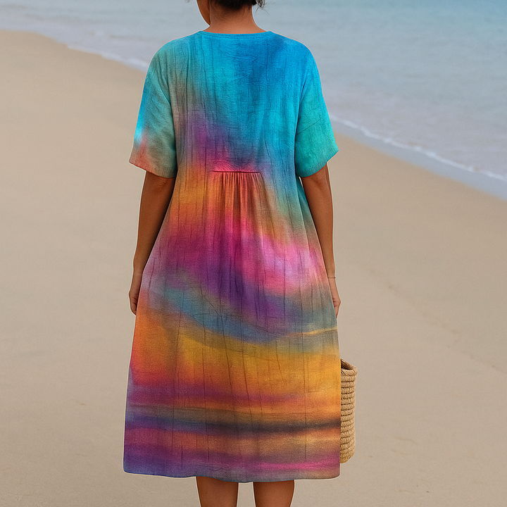 Olivia Sydney - Sunset Tie-Dye Dress