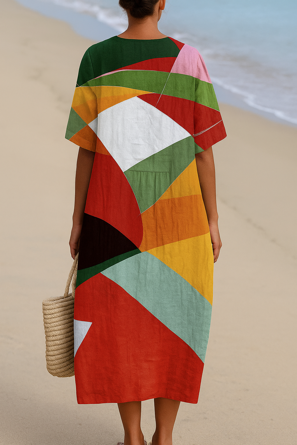 Olivia Sydney - Colorful Patchwork Dress