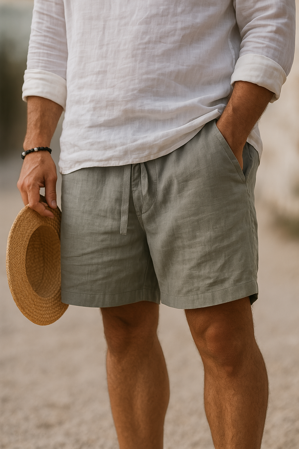Olivia Sydney - Elegant Linen Shorts
