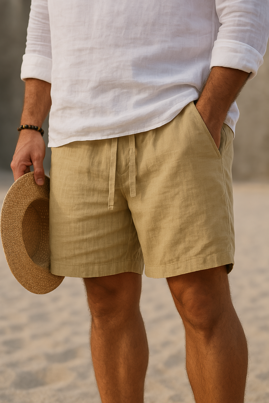 Olivia Sydney - Elegant Linen Shorts