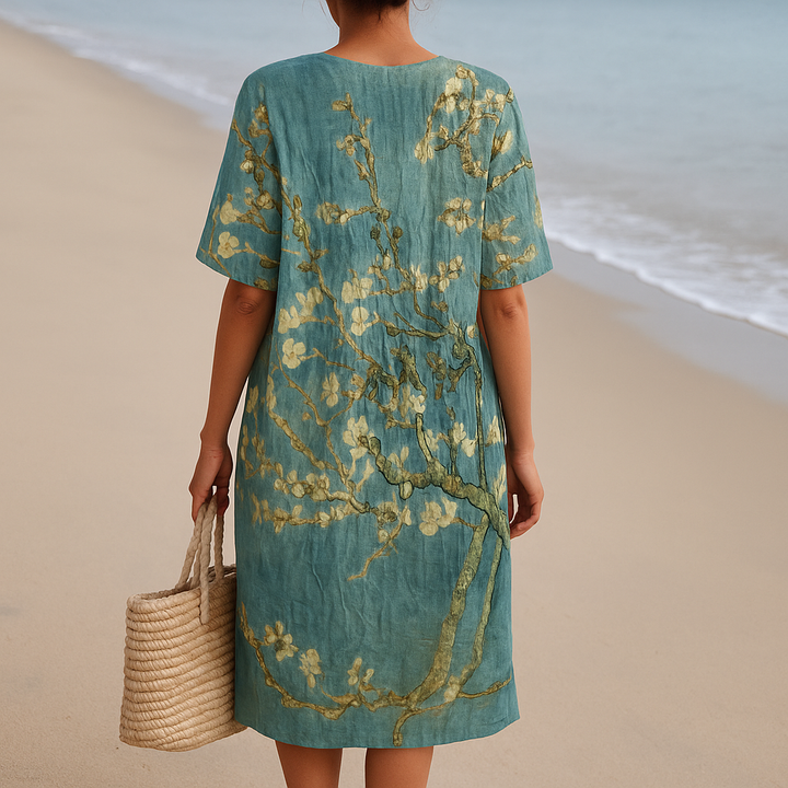 Olivia Sydney - Aqua Green Floral Dress