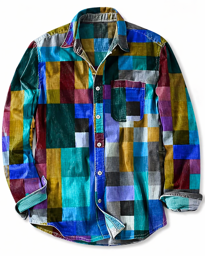 Olivia Sydney - Comfortable Mosaic Shirt