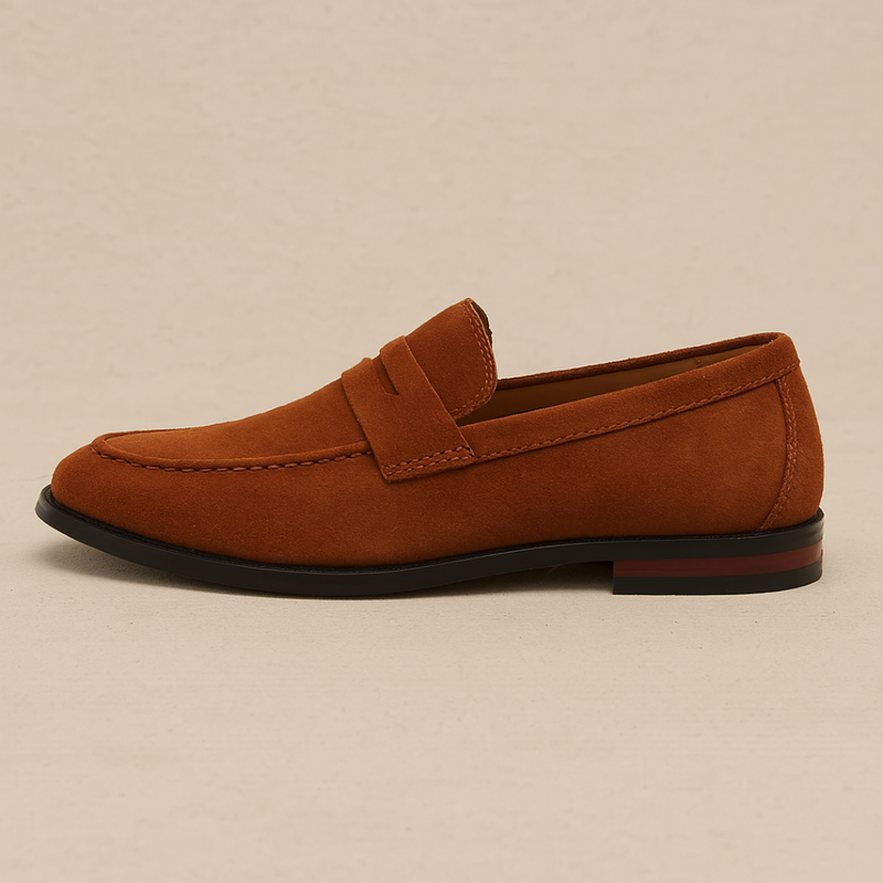 Olivia Sydney - Suede Penny Loafers