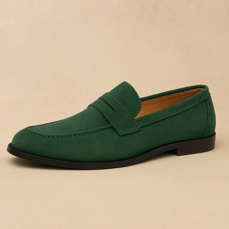 Olivia Sydney - Suede Penny Loafers