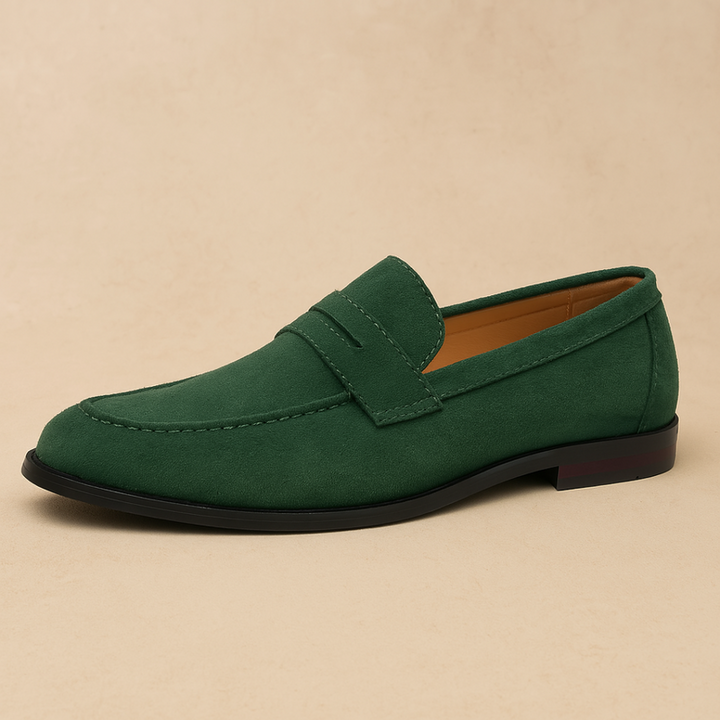 Olivia Sydney - Suede Penny Loafers